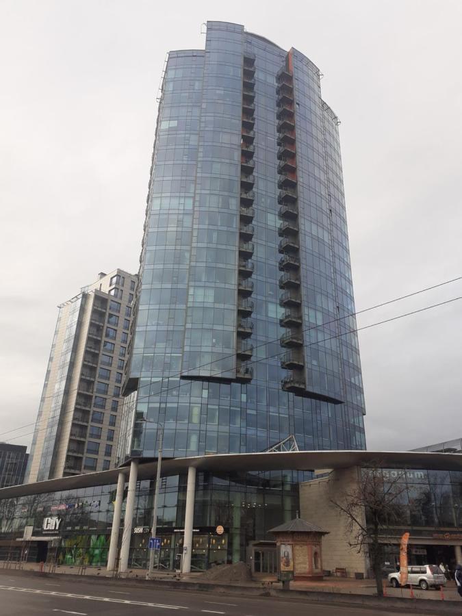 Luxury Apartment In Skyscraper 维尔纽斯 外观 照片